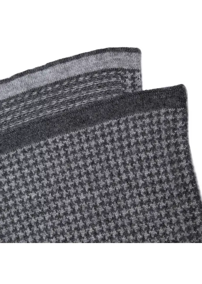 RIVIERA CASHMERE | SCIARPA PIED A PULL GRIGIO Promozione
