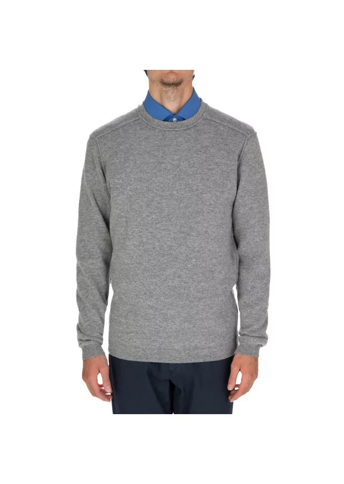 WOOL & CO | MAGLIONE LANA VISCOSA GRIGIO Spedizione Gratuita
