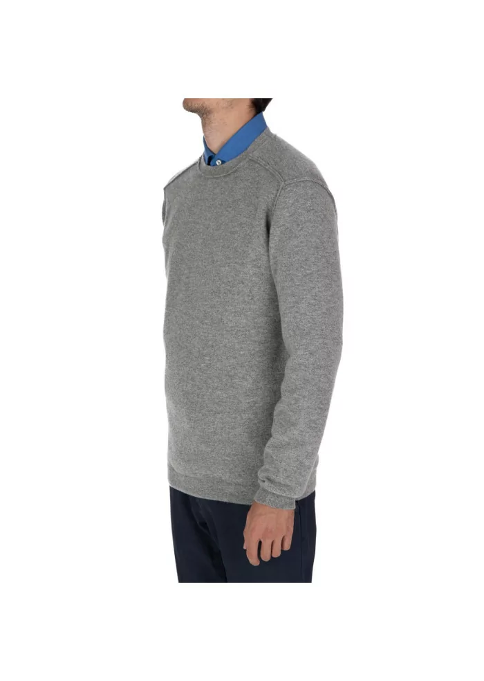 WOOL & CO | MAGLIONE LANA VISCOSA GRIGIO Spedizione Gratuita