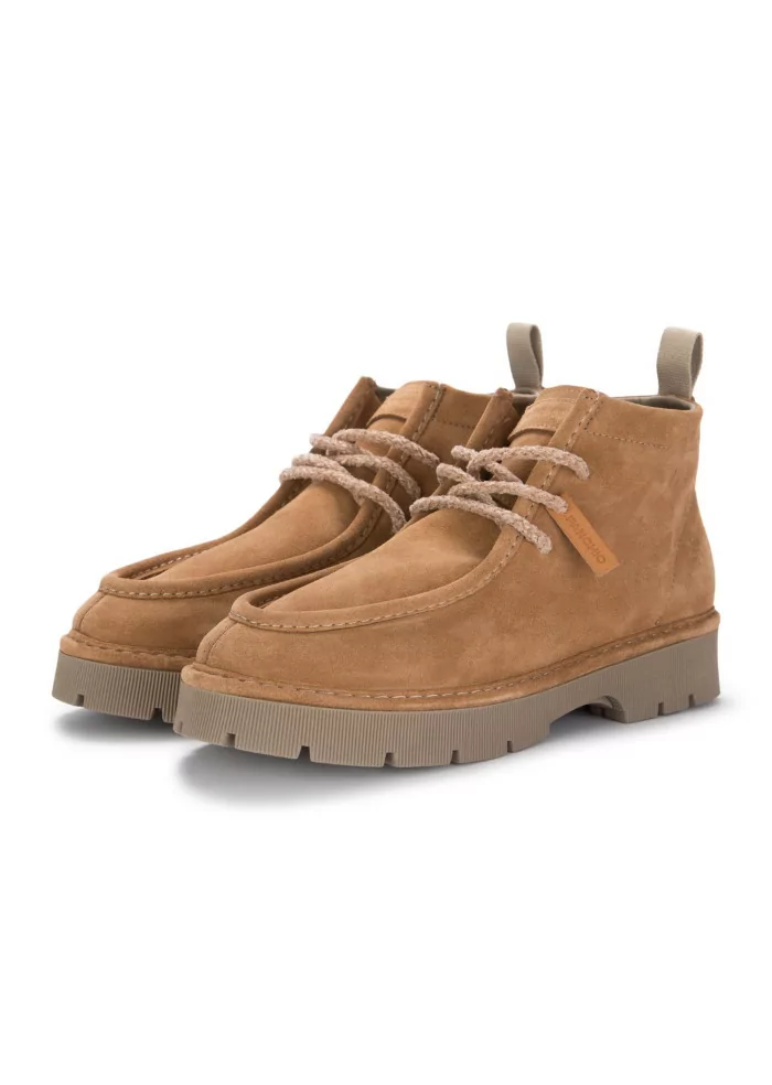 PANCHIC | TRONCHETTI PELLE SCAMOSCIATA MARRONE CHIARO