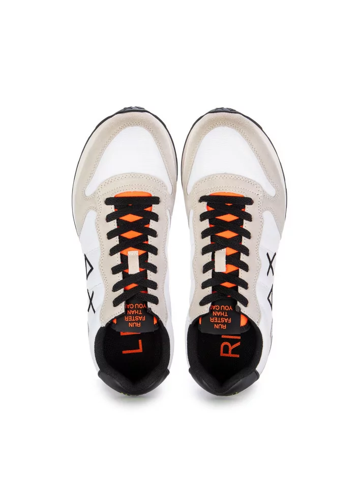 SUN68 | SNEAKERS TOM FLUO NYLON BIANCO TAUPE Qualità Garantita