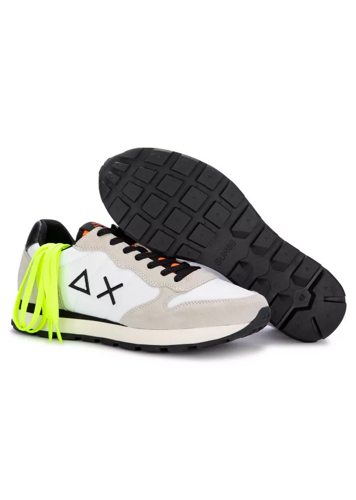 SUN68 | SNEAKERS TOM FLUO NYLON BIANCO TAUPE Qualità Garantita