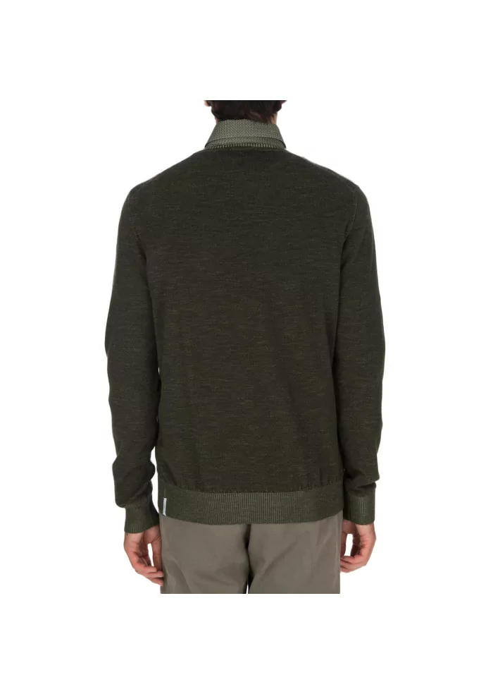 JURTA | MAGLIONE GIROCOLLO LANA MERINO VERDE Shopping Online