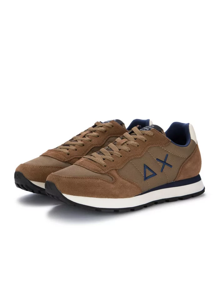 SUN68 | SNEAKERS TOM SOLID NYLON MARRONE