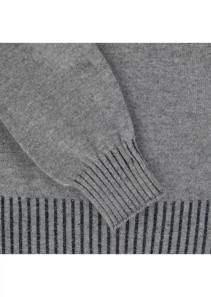 JURTA | MAGLIONE GOVA MERINO GRIGIO Offerte