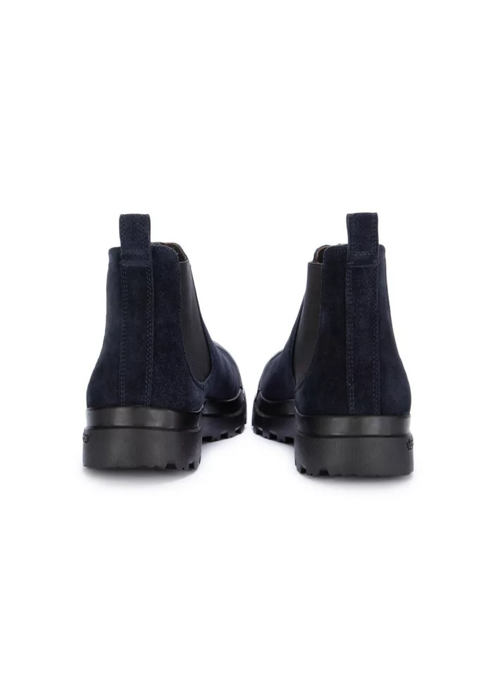MANOVIA 52 | CHELSEA ABISSO CAMOSCIO BLU NERO Vendita Calda