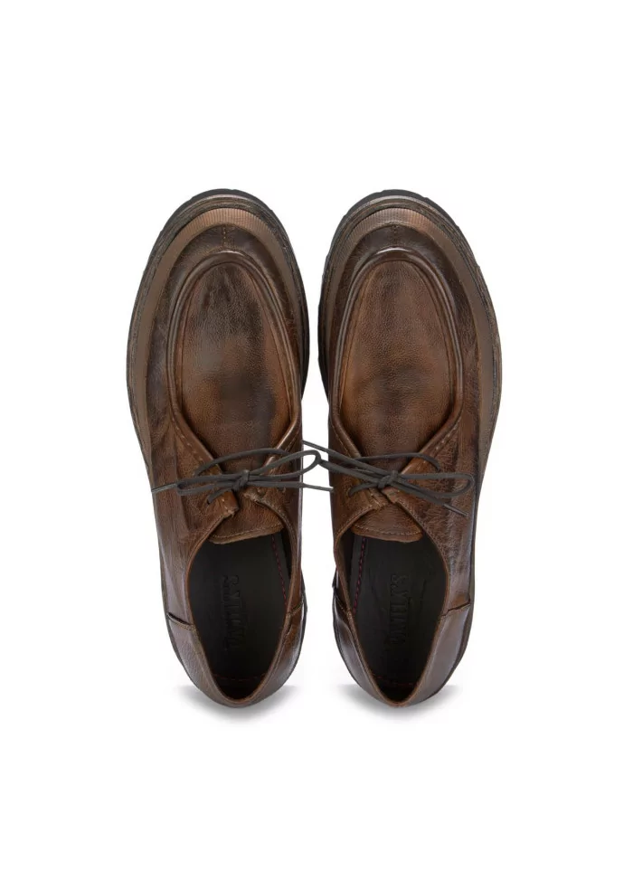 PAWELK'S | SCARPE ALLACCIATE BUFALO PELLE MARRONE Negozio
