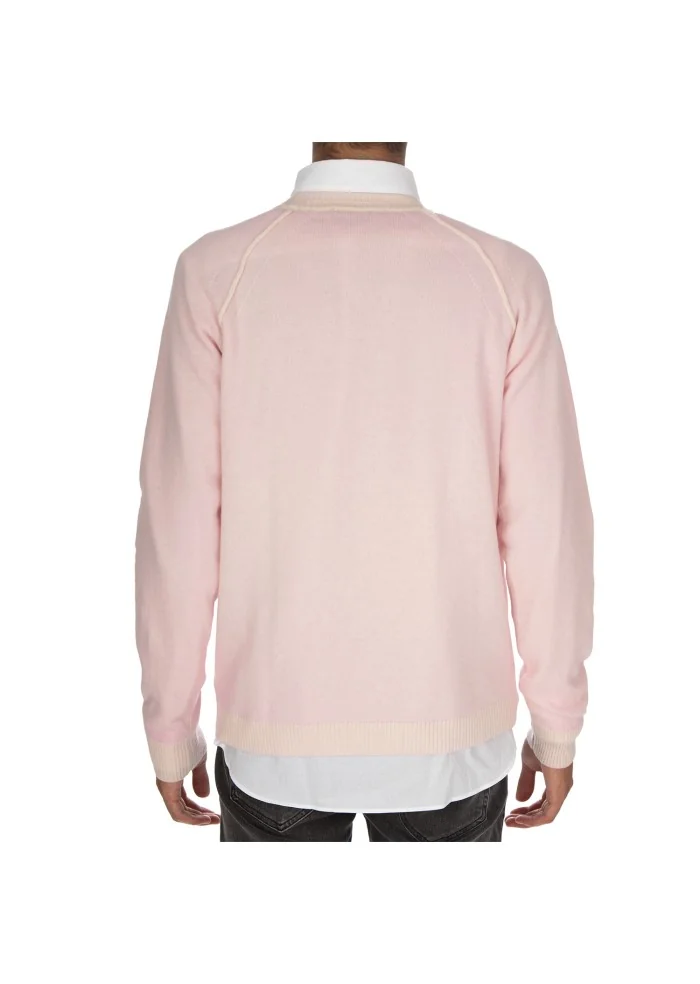 DANIELE FIESOLI | MAGLIONCINO LANA CASHMERE ROSA PASTELLO In Saldo