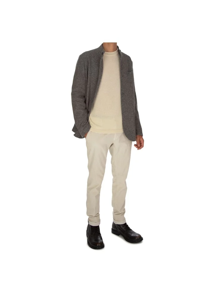 WOOL & CO | MAGLIONE GIROCOLLO BIANCO PANNA Moda
