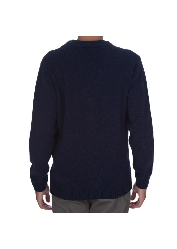 DANIELE FIESOLI | CARDIGAN SCOLLO A V BLU Spedizione Gratuita
