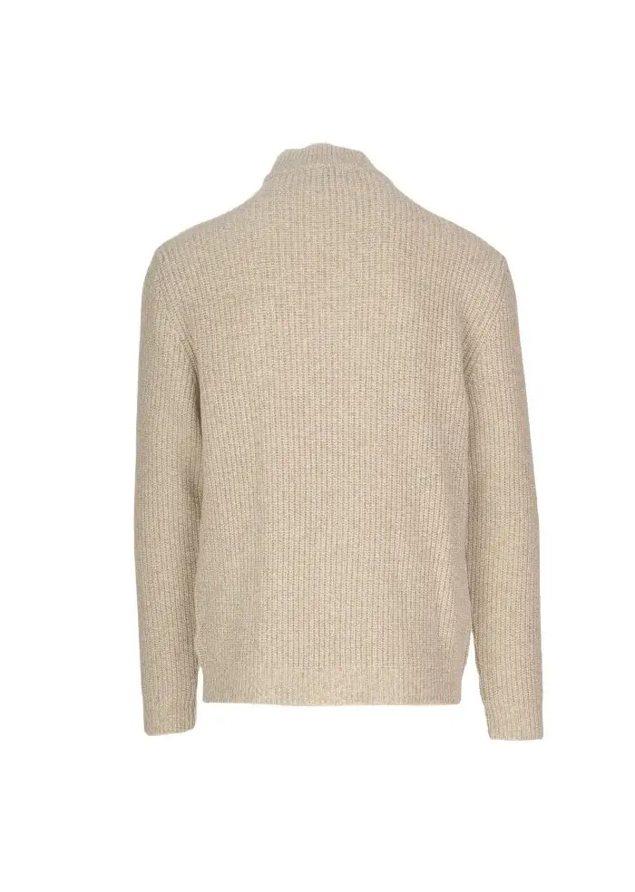 DANIELE FIESOLI | MAGLIONE COLLO ALTO BEIGE Pezzi Unici