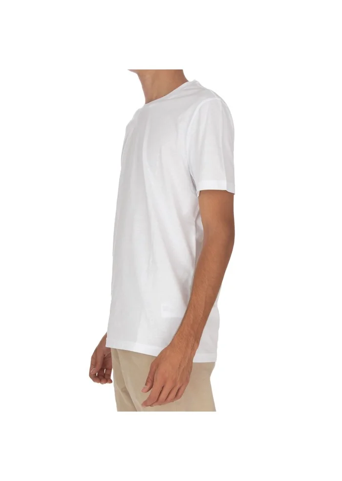 DONDUP | T-SHIRT DETTAGLIO LATERALE BIANCO Acquista Ora