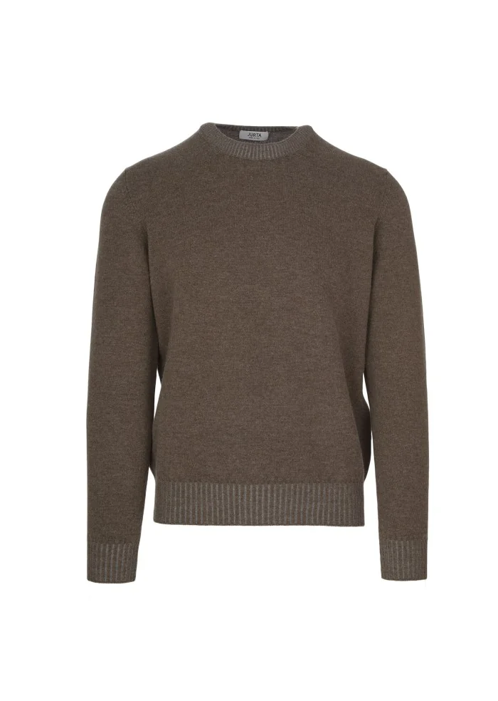 JURTA | MAGLIONE GIROCOLLO VANISE' MARRONE Sconto