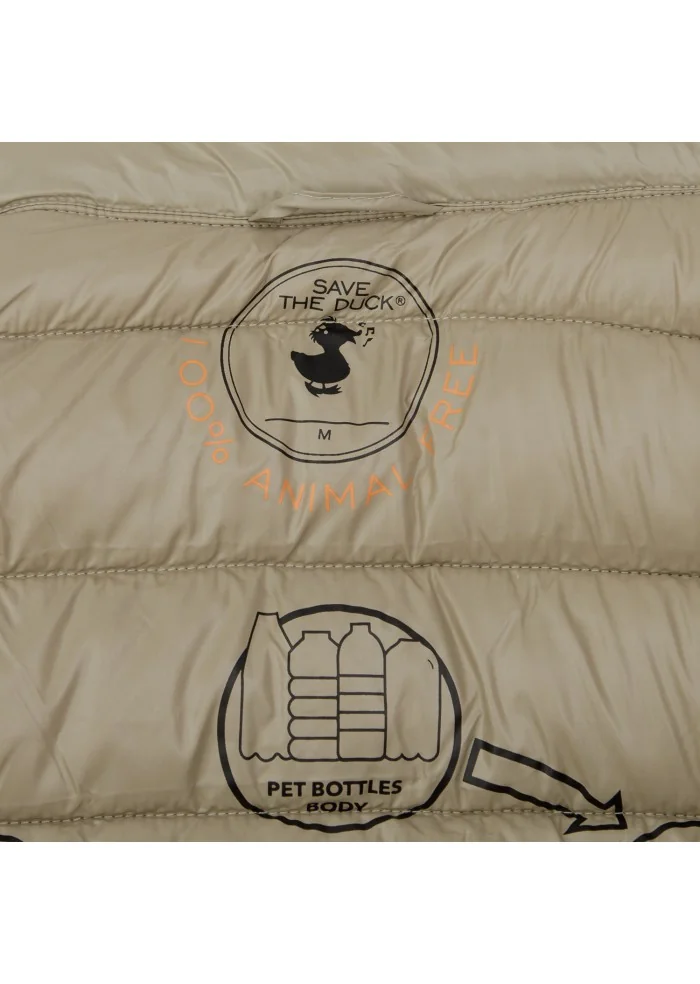 SAVE THE DUCK | PIUMINO LOVE19 HOLDEN BEIGE Saldi
