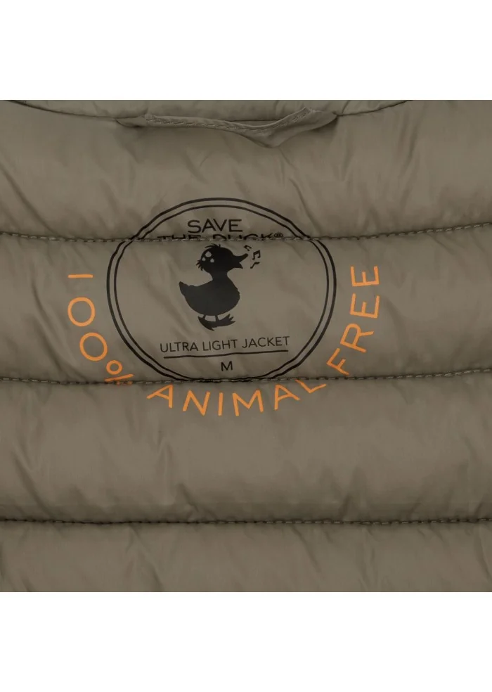 SAVE THE DUCK | PIUMINO GIGA01 DONALD GRIGIO Vendita Economica