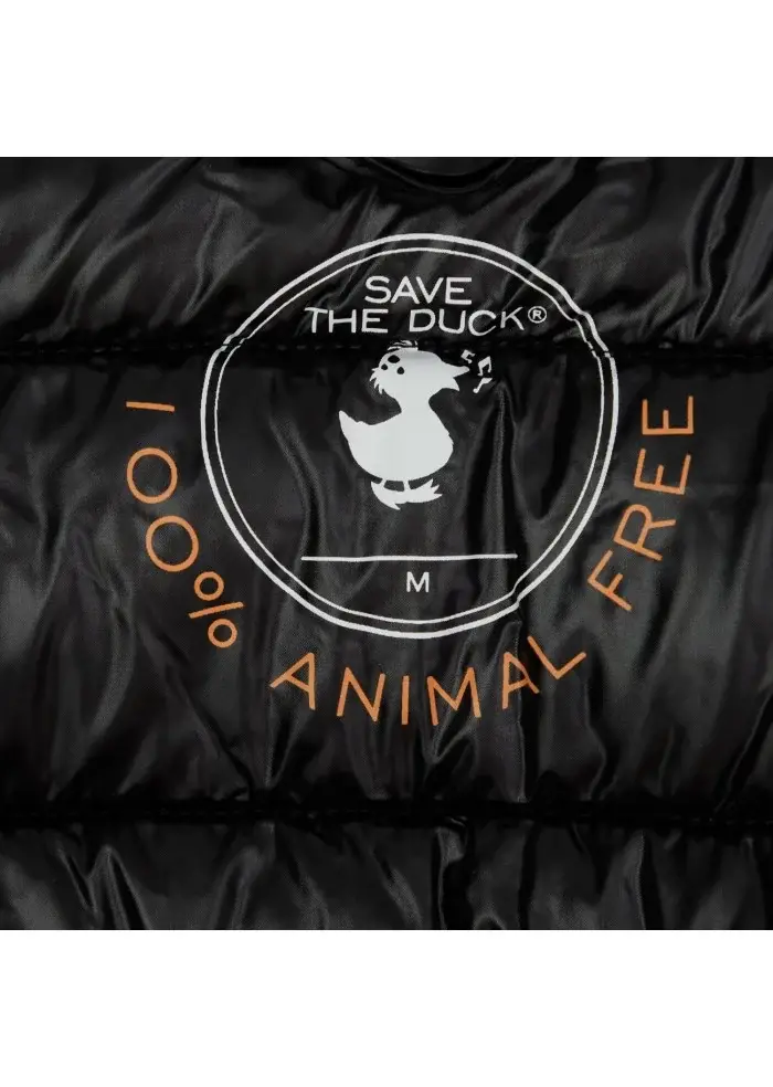 SAVE THE DUCK | PIUMINO LOVE19 HOLDEN NERO Saldi Di Fabbrica