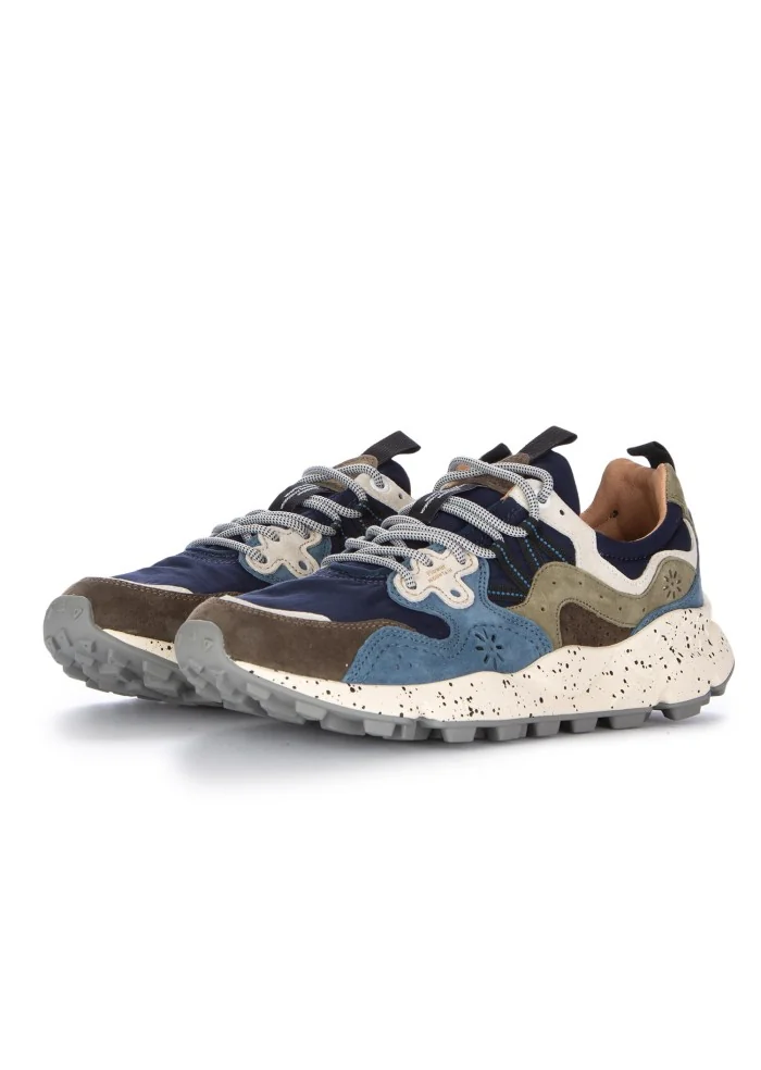 FLOWER MOUNTAIN | SNEAKERS YAMANO 3 BLU MARRONE Vendite Flash