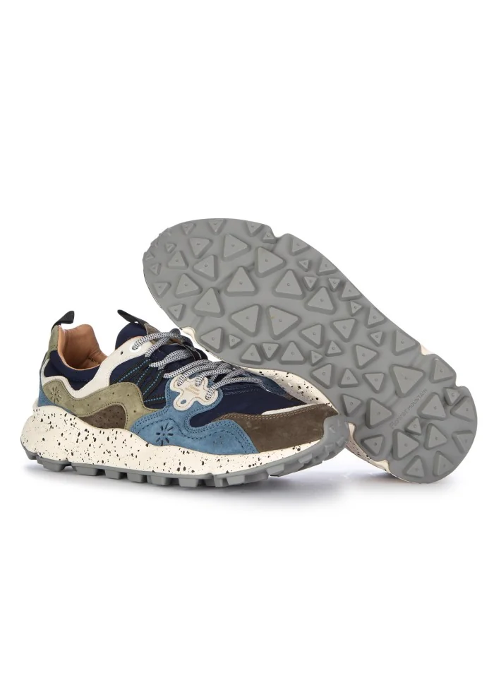 FLOWER MOUNTAIN | SNEAKERS YAMANO 3 BLU MARRONE Vendite Flash