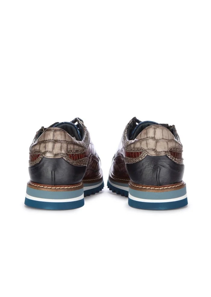 LORENZI | SCARPE ALLACCIATE BUGATTI COBALTO BLU MARRONE In Saldo