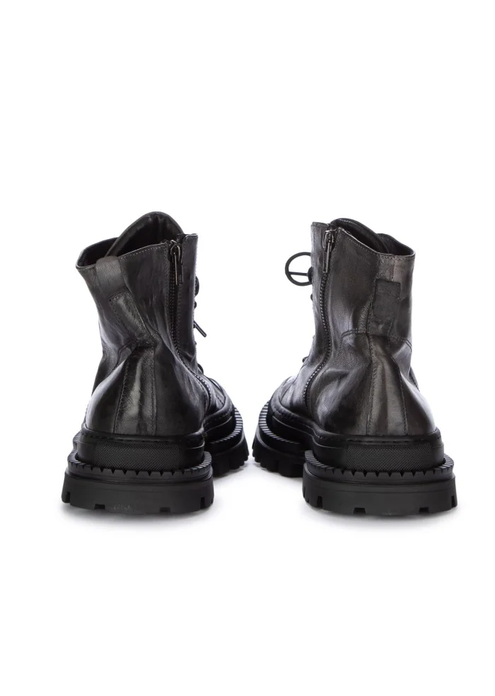 PAWELK'S | STIVALETTI ALLACCIATI CRUST CARBON NERO GRIGIO Italy