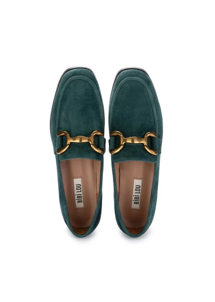 BIBI LOU | MOCASSINI ZAGREB CAMOSCIO VERDE SCURO 2025