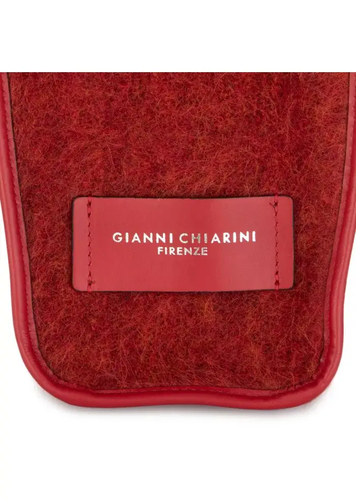 GIANNI CHIARINI | BORSA SHOPPER MARCELLA FURRY ROSSO Sottocosto