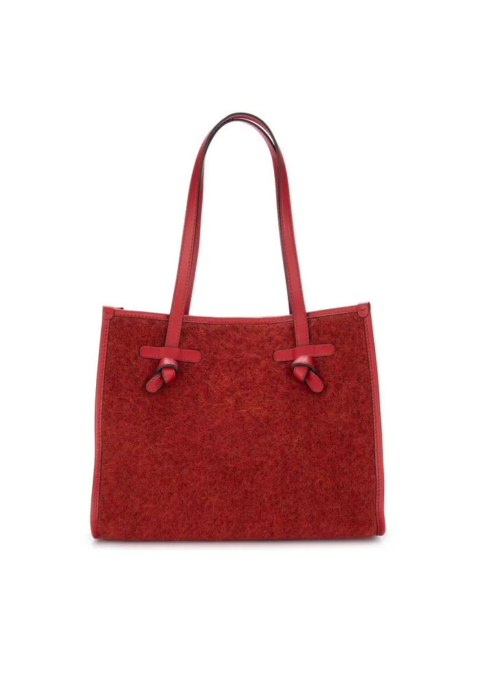 GIANNI CHIARINI | BORSA SHOPPER MARCELLA FURRY ROSSO Sottocosto