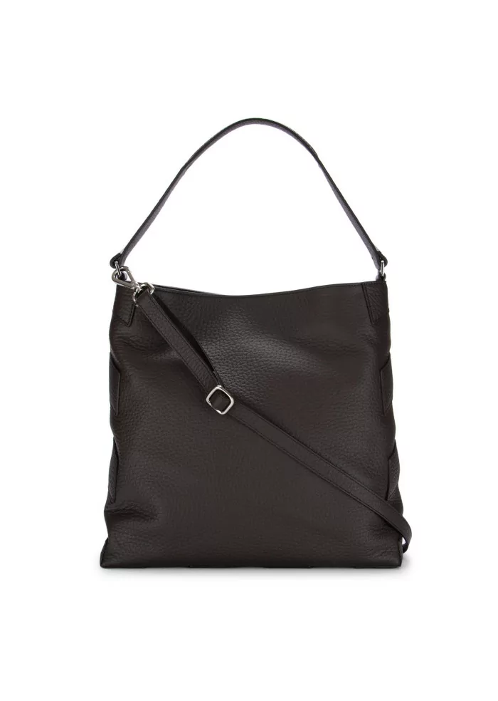 ORCIANI | BORSA A SPALLA NILLA SOFT MARRONE SCURO Presa