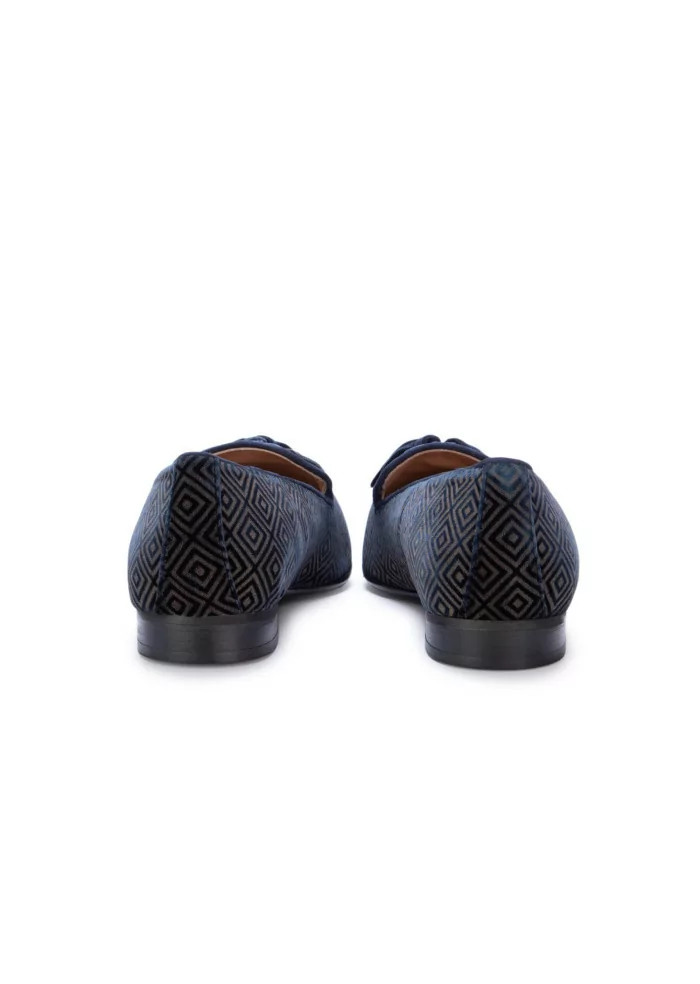 IL BORGO FIRENZE | SCARPE BASSE LETIZIA VELLUTO BLU MARRONE Offerta