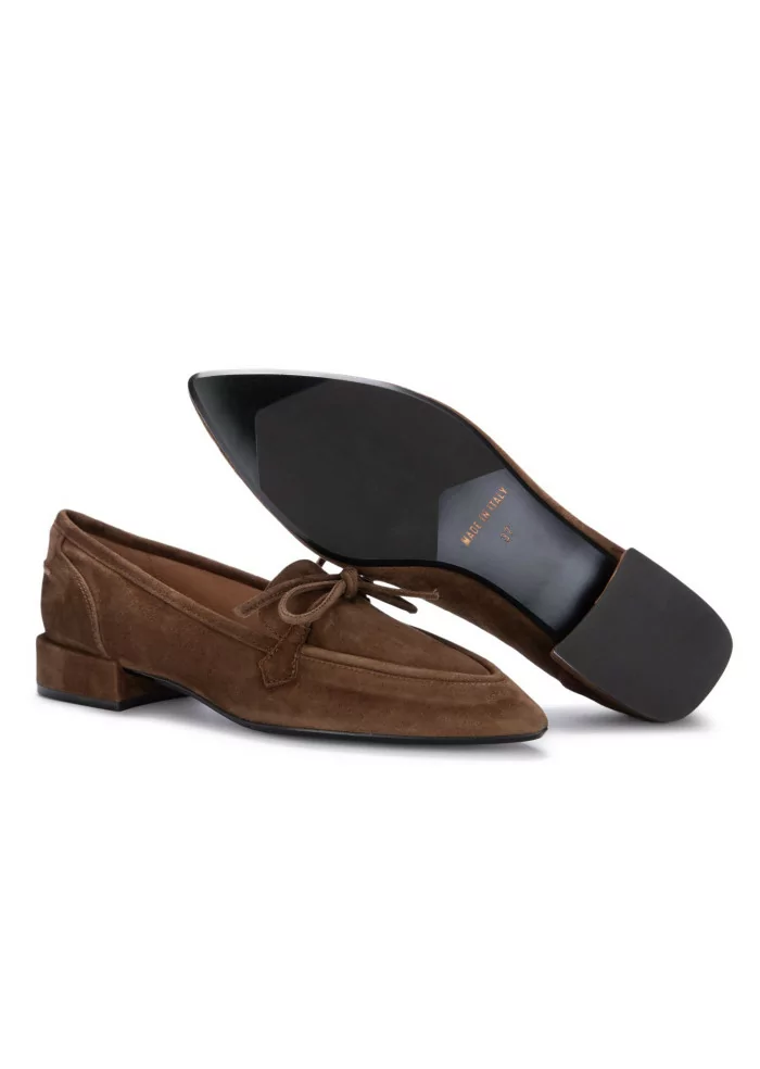 IL BORGO FIRENZE | SCARPE BASSE AMALFI CAMOSCIO MARRONE Vendita Calda