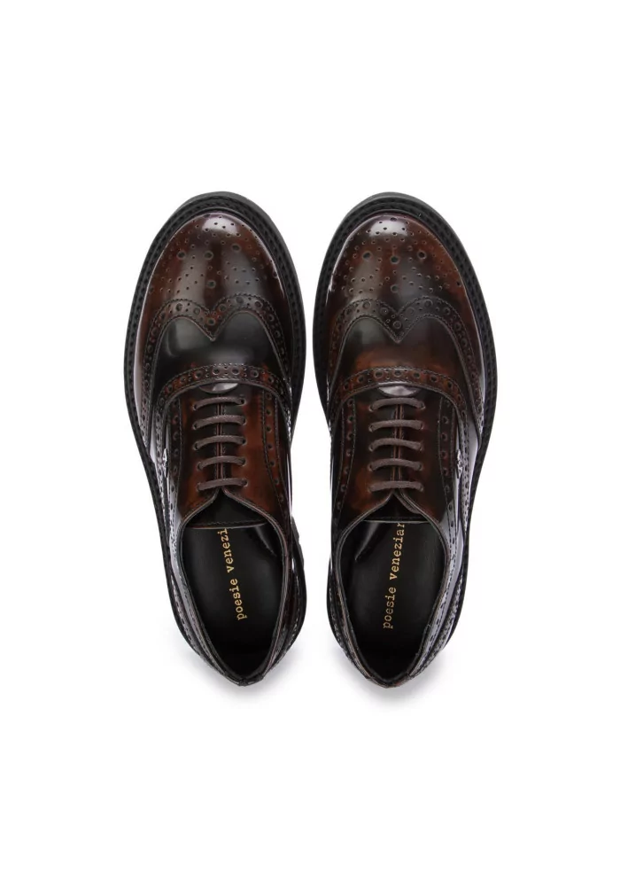 POESIE VENEZIANE | SCARPE ALLACCIATE BROGUE MARRONE Italy