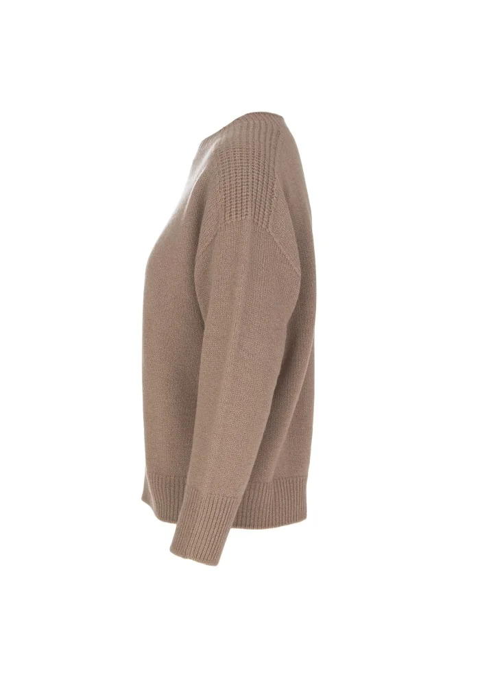 CASHMERE ISLAND | MAGLIONE PITIGLIANO GRIGIO TORTORA Nuovo