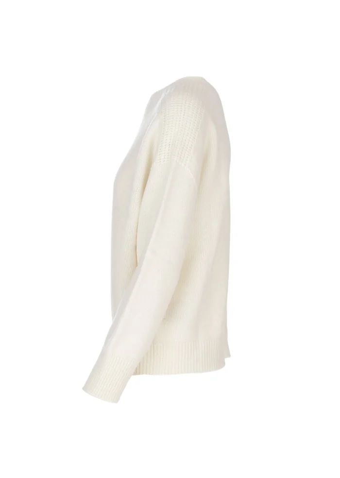 CASHMERE ISLAND | MAGLIONE PITIGLIANO BIANCO POLARE Qualità