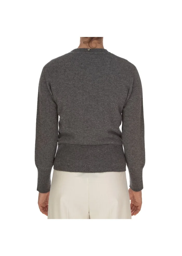 CASHMERE ISLAND | GILET E CARDIGAN KIT APPENNINO GRIGIO ANTRACITE Promozione