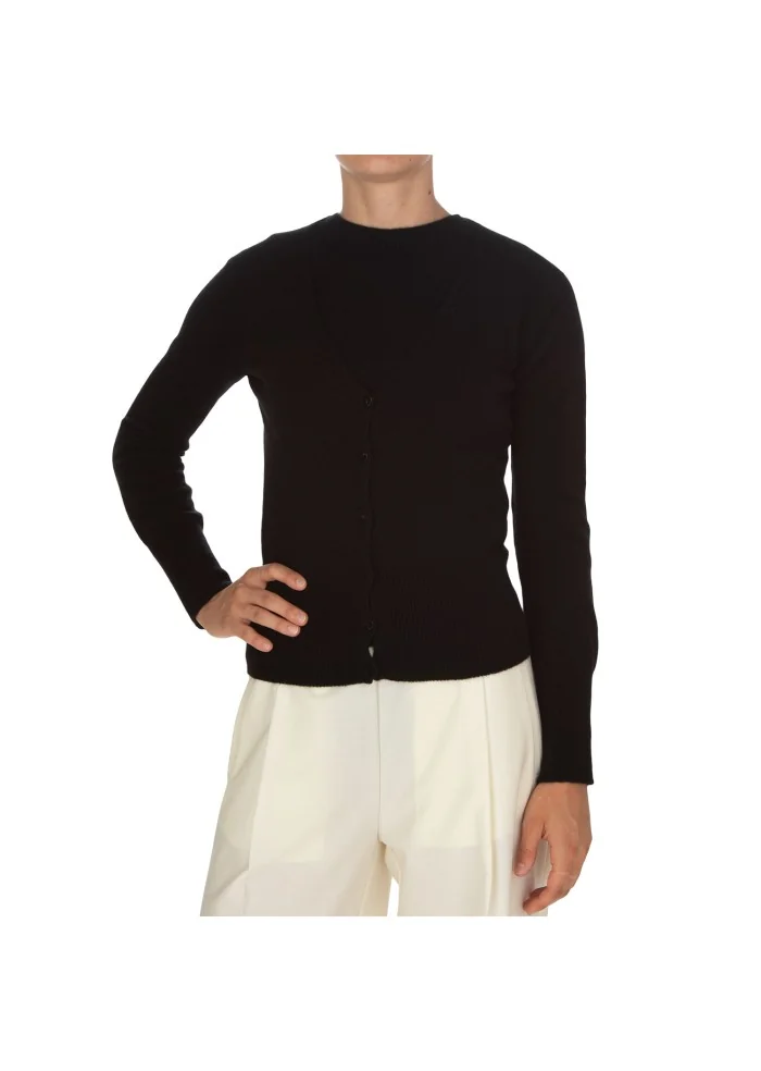CASHMERE ISLAND | GILET E CARDIGAN KIT APPENNINO NERO Spedizione Gratuita