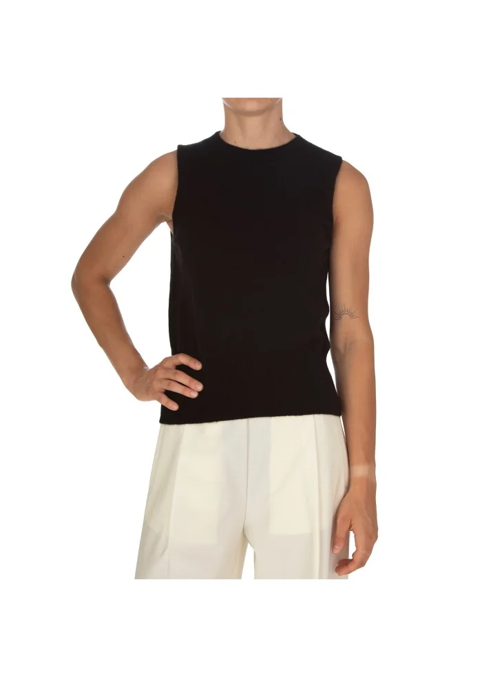 CASHMERE ISLAND | GILET E CARDIGAN KIT APPENNINO NERO Spedizione Gratuita