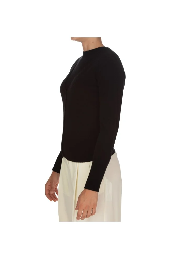 CASHMERE ISLAND | GILET E CARDIGAN KIT APPENNINO NERO Spedizione Gratuita