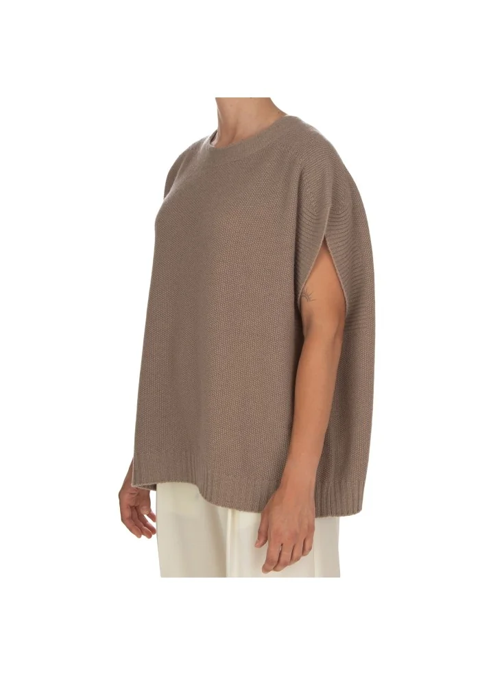 CASHMERE ISLAND | TOP SMANICATO CERTALDO GRIGIO TORTORA Ultimi tre giorni