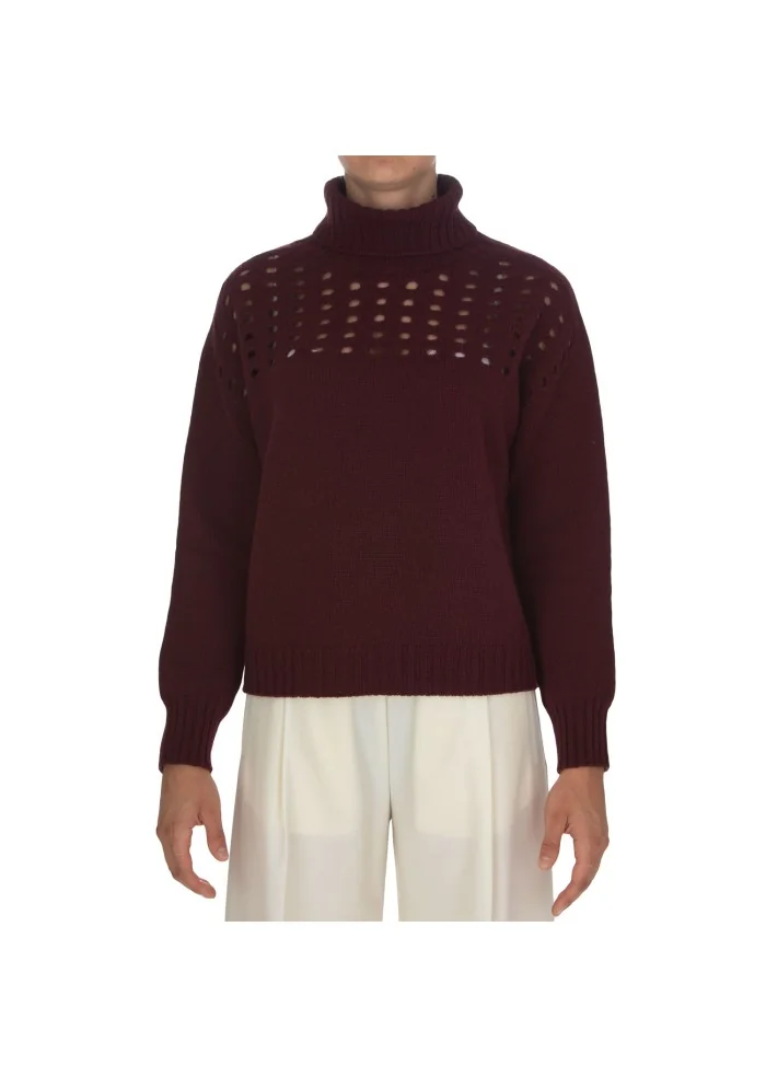 CASHMERE ISLAND | MAGLIONE ANGHIARI BORDEAUX Negozi Online