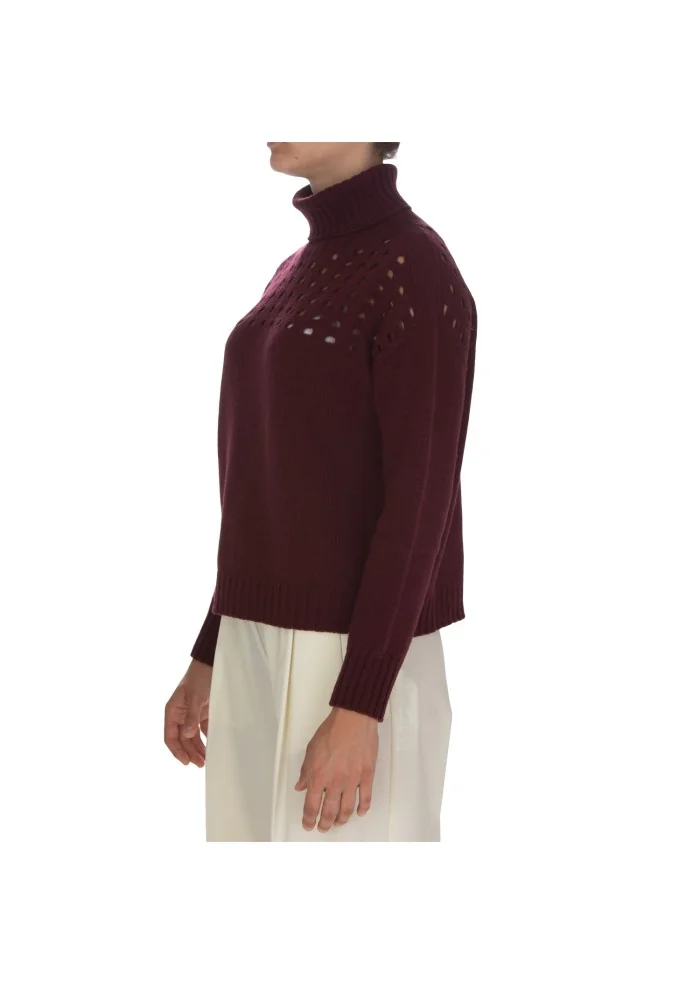 CASHMERE ISLAND | MAGLIONE ANGHIARI BORDEAUX Negozi Online