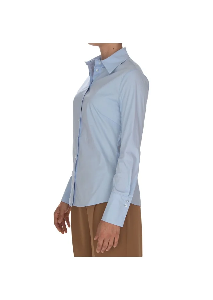 KARTIKA | CAMICIA SFIANCATA AZZURRO Consegna Veloce