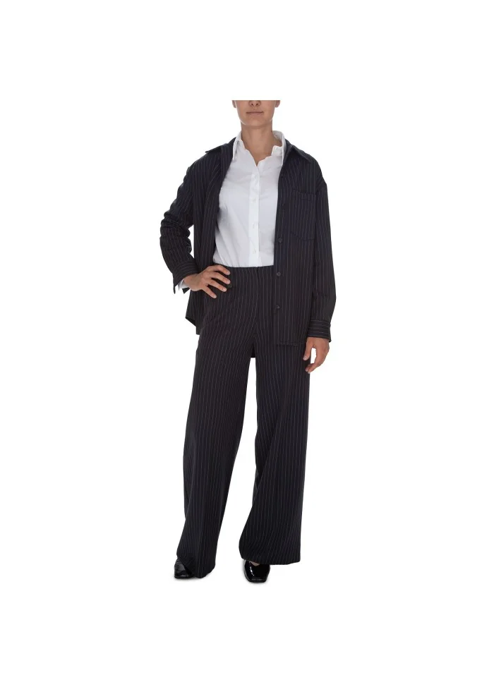 KARTIKA | PANTALONI A PALAZZO RIGHE BLU Online