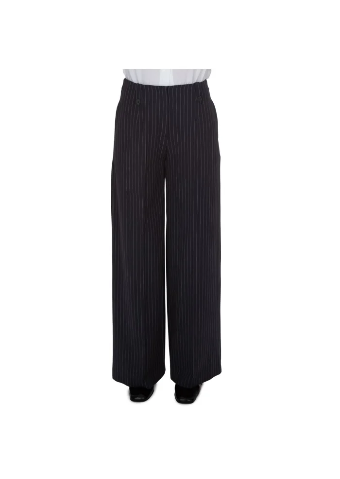 KARTIKA | PANTALONI A PALAZZO RIGHE BLU Online