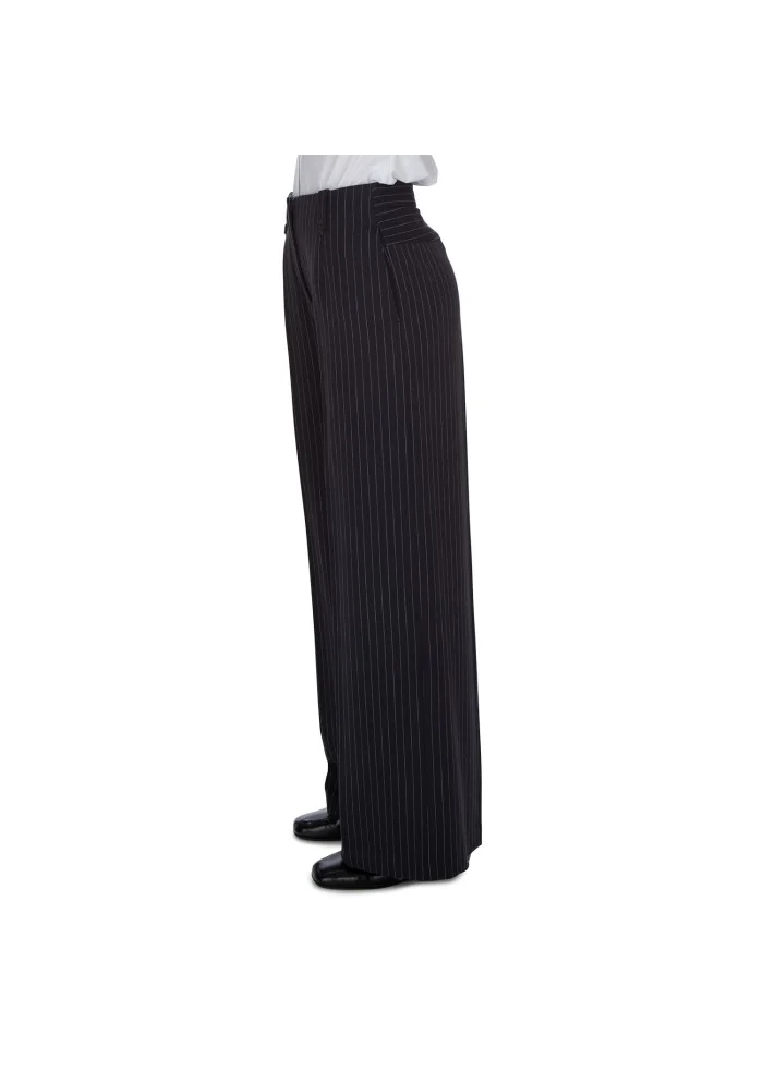 KARTIKA | PANTALONI A PALAZZO RIGHE BLU Online
