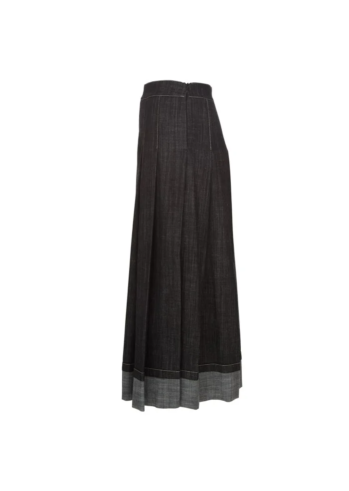 KARTIKA | GONNA LUNGA BALZE NERO