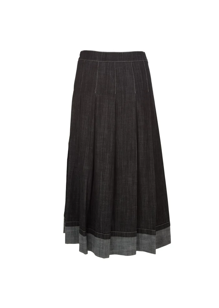 KARTIKA | GONNA LUNGA BALZE NERO Outlet
