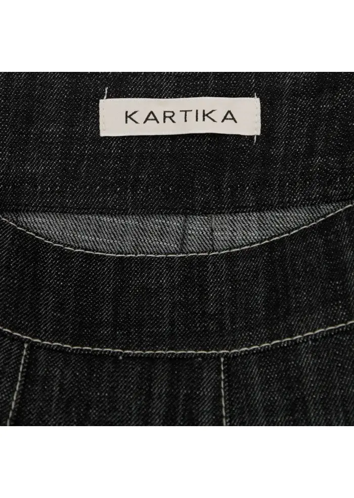 KARTIKA | GONNA LUNGA BALZE NERO Outlet