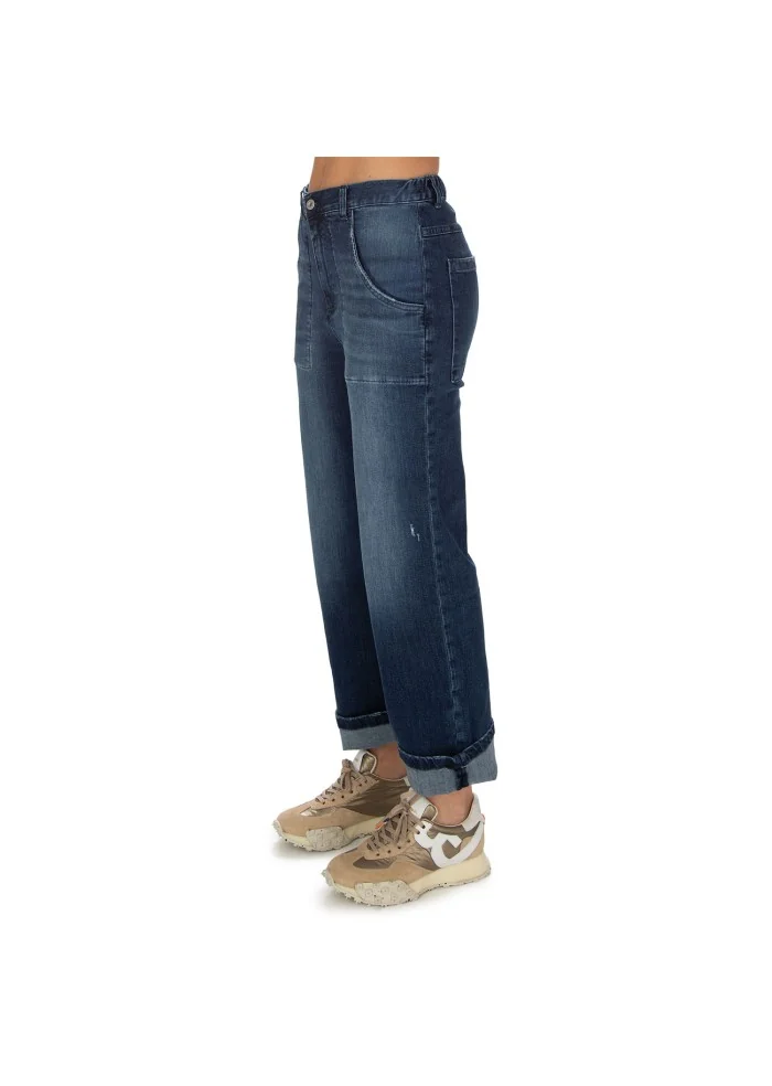 NOUMENO CONCEPT | JEANS VITA ELASTICA BLU I Più Venduti