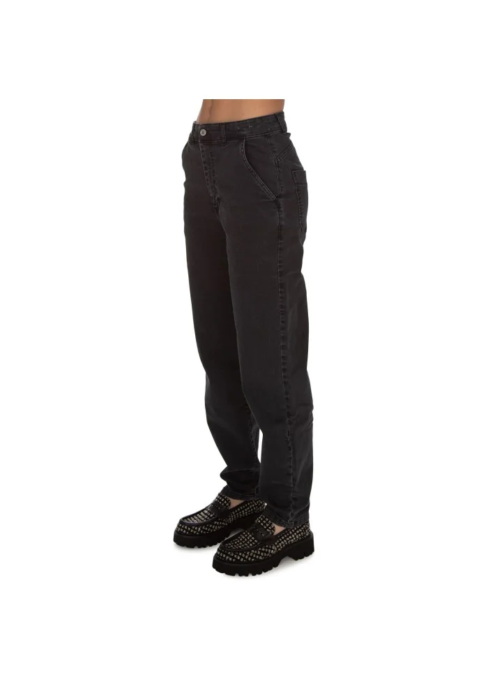 NOUMENO CONCEPT | JEANS GAMBA DRITTA NERO Vendite Flash