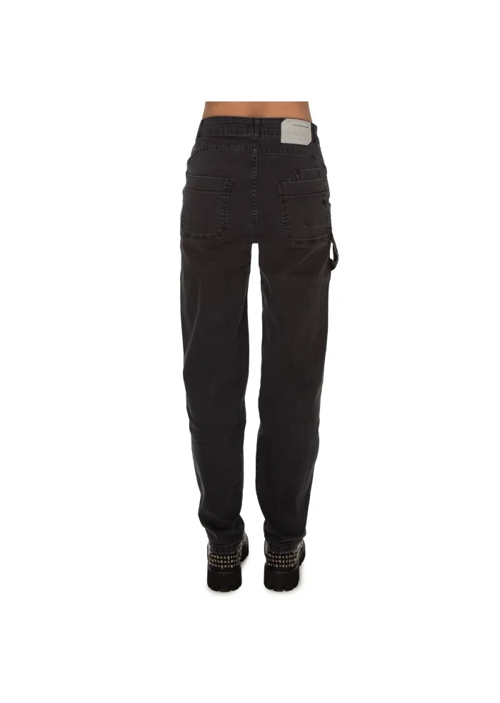 NOUMENO CONCEPT | JEANS GAMBA DRITTA NERO Vendite Flash
